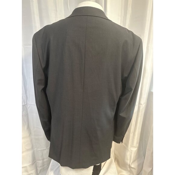 Calvin Klein Blazer Mens 44R  Charcoal Gray Wool-Blend Suit Coat Sports - Picture 8 of 9